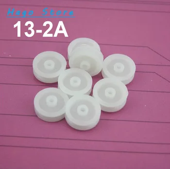 

New Arrival (100pcs/lot) Plastic pulley gear 132A strap diy accessories 13mm diameter / 2mm shaft tight fitting free shipping