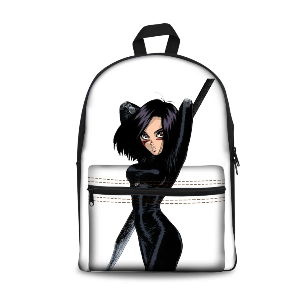 

Alita battle angel children backpack school bag kids fashion woman urban new style youth unisex durable high quality -J