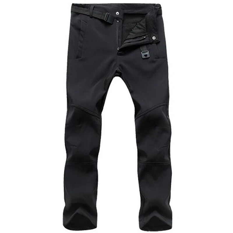

Winter fleece pants men stretch wateproof windproof softshell thermal trousers female casual outwear tactical pants new pantolon