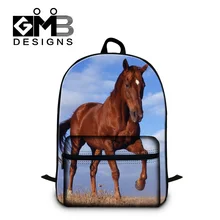 Dispalang Marke Design Kinder Schule Rucksack Animal Print Kinder Rucksäcke Pferd Schultaschen Für Jungen männer Schulter Reisetasche