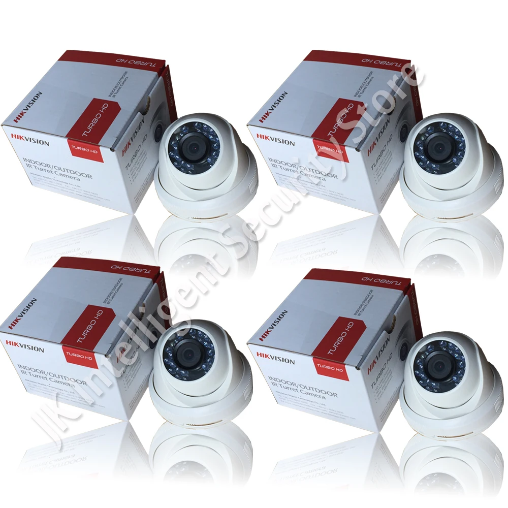 

Hikvision English Version In Stock DS-2CE56D0T-IR HD1080P Indoor IR Turret Camera 2.8mm 3.6mm Lens pack of 4 IR 20m Analog TVI