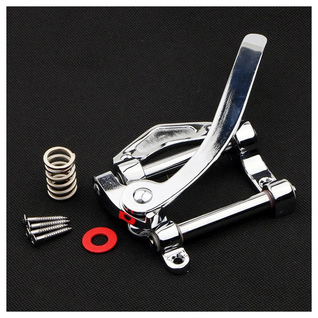 2Pcs Guitar Vibrato Tailpiece Tremolo Flat Top Body Tremolo Unit
