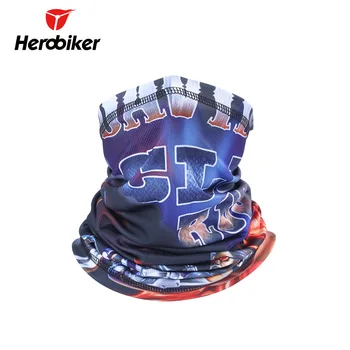 

HEROBIKER Motorcycle Face Mask Moto Breathable Cycling Ski Mask Headwear Motorcycle Mask Neckerchief Military Tactical Scarf