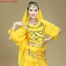 Лидер продаж распродажа дешевые пикантные Блестки Топ для танца живота Топ для женщин 6 цветов