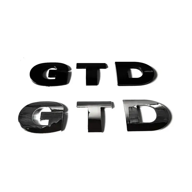 

ABS Plastic GTD Auto Stickers Emblems Badges Logos