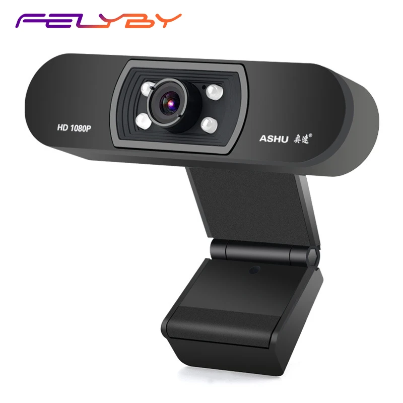 

FELYBY H800 camera HD 1080P video conference clip computer camera built-in microphone