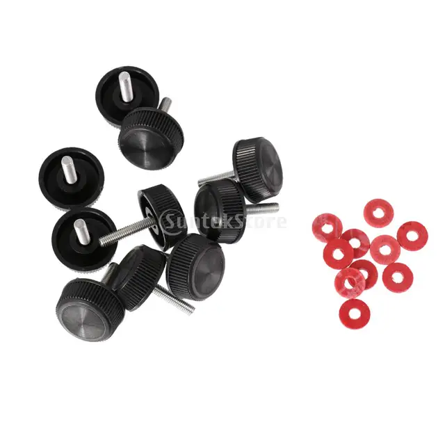 10pc 2mm Fishing Handle Grip Spare Screws Nuts for Fishing Reels