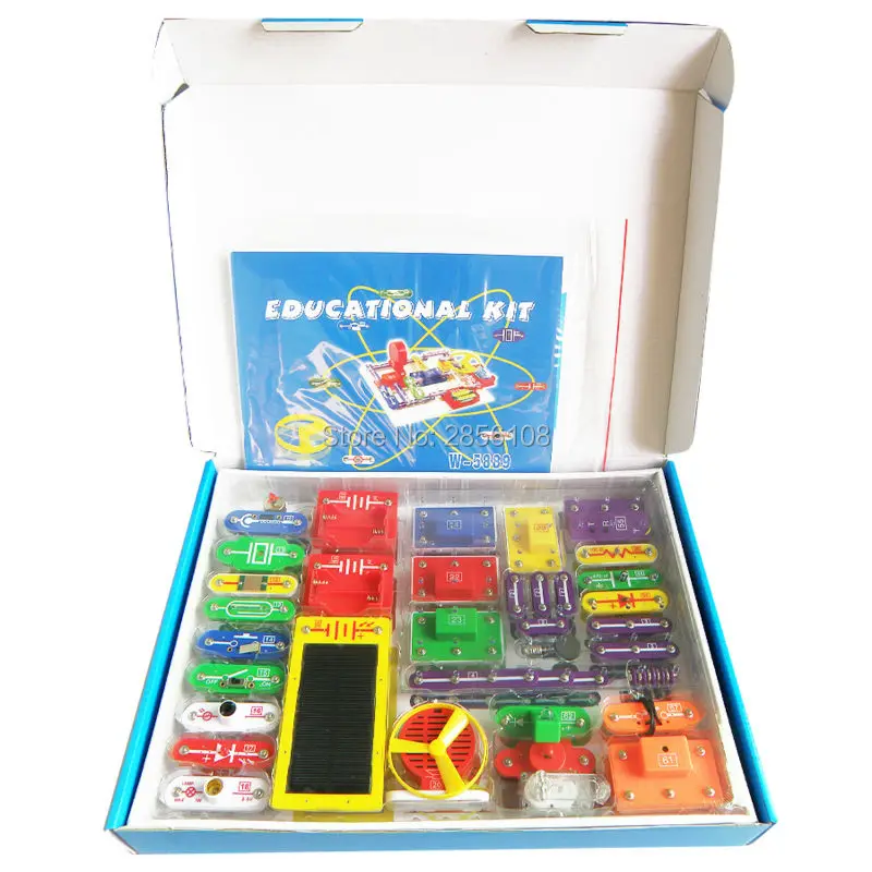 Electronics Discovery Kit Smart Electronics Block KitEducational Science Kit ToyDIY Building Blocks Electric Circuits toys Electronics Discovery Kit Smart Electronics Block KitEducational Science Kit ToyDIY Building Blocks Electric Circuits toys