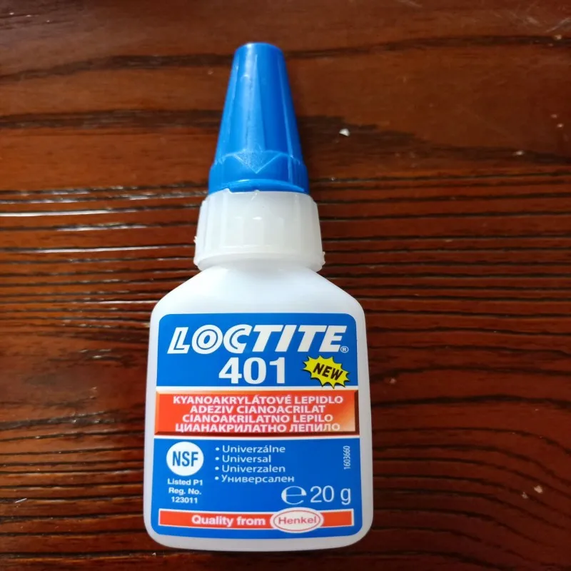 

Europe loctite 401glue medium viscosity inert surface porous acidic and absorbent materials 20g