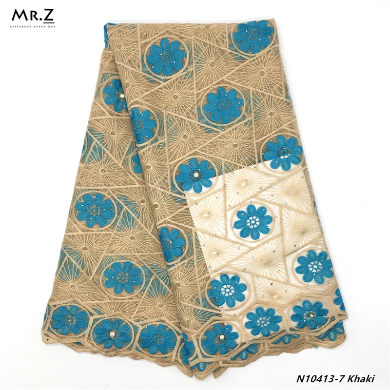 

Mr.Z 2019 Embroidered Nigerian Laces Fabric African Wedding Lace Fabric Bridal High Quality French Tulle Lace Fabric For Party