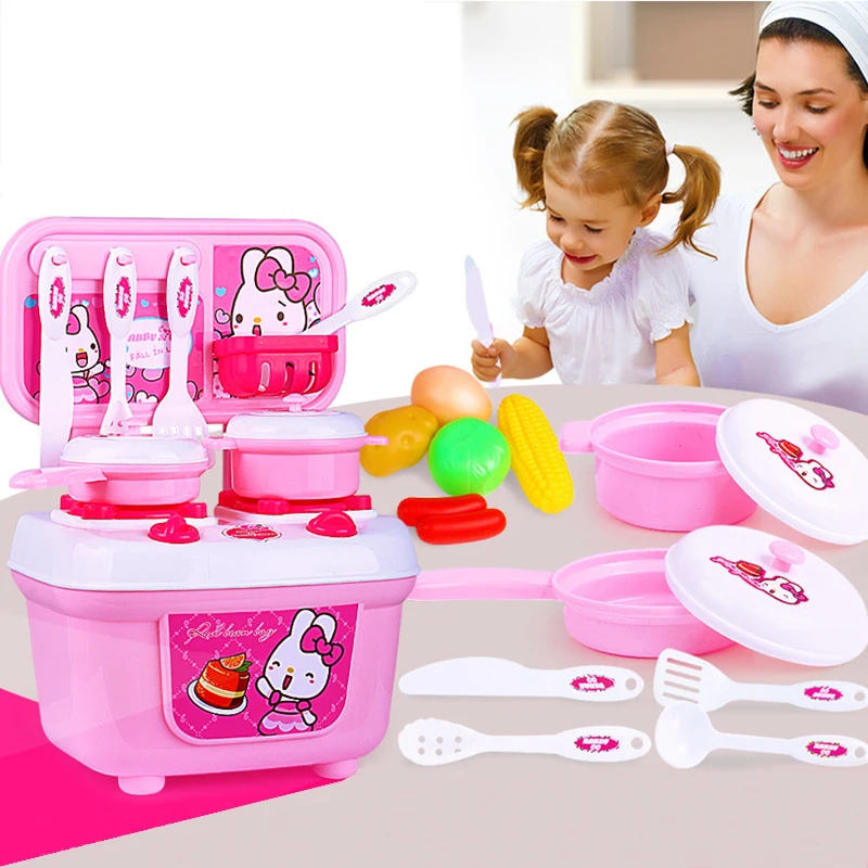 Детский игровой домик, Кухонные Игрушки для мальчиков и девочек, кухонная утварь, Набор детских игрушек, ролевые игры