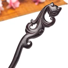 Резная деревянная заколка для волос с лисой, заколка для волос, заколка для волос для женщин, Ювелирное Украшение для волос, свадебные аксессуары