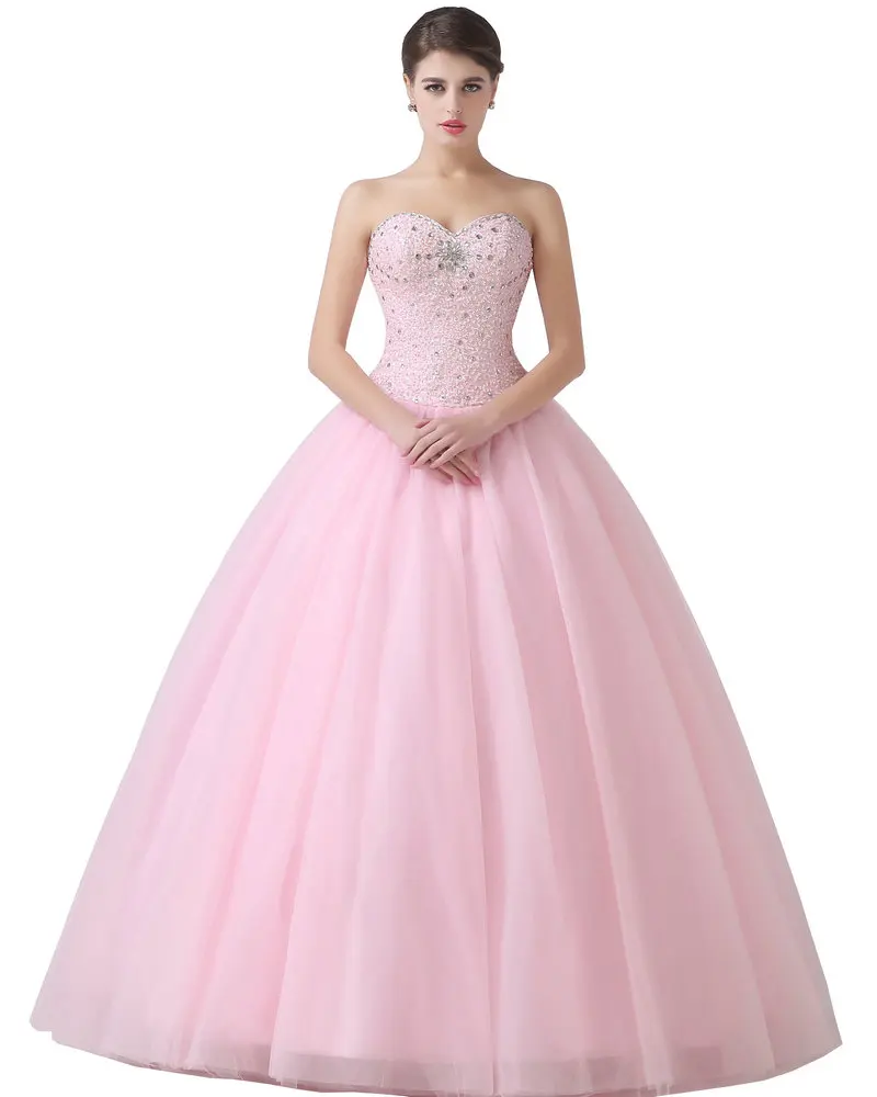 REAL MODEL Bow Tulle Sweetheart 15 Years Dress Ball Gown Cheap Quinceanera  Dresses 2017 Pink Sweet 16 Dresses|15 years dress|cheap quinceanera  dressespink sweet 16 dresses - AliExpress