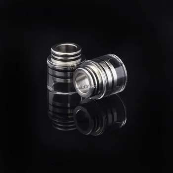 

Wide bore Metal Glass 810 drip tip Connector accessories Replacement for uforce T1 T2/SnowWolf Wolf tank/NRG