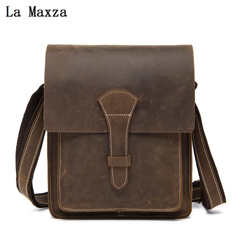 

Leather, vintage, casual, men's single shoulder bag, cowskin, satchel.