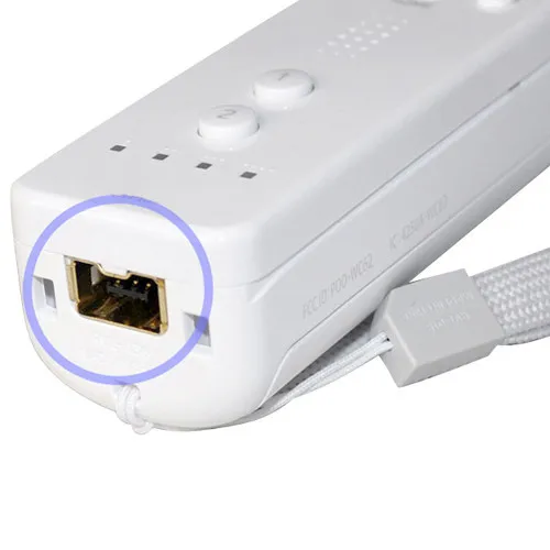 Белый 2 в 1 пульт дистанционного управления Встроенный Motion Plus консоль Nintendo Wii игры