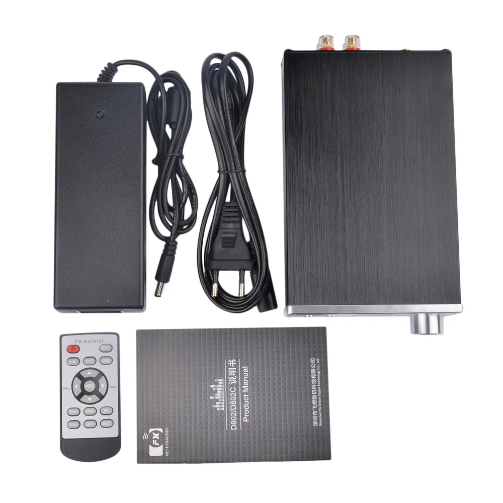 FX Audio D802 2x80 Вт Вход дистанционного управления USB/коаксиальный/оптический HiFi 2 0