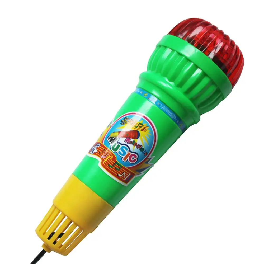 Kids Echo Microphone Mic Voice Changer Toy Birthday Party Song Toy Simulation Musical Instrument pretend toys Gift For Children