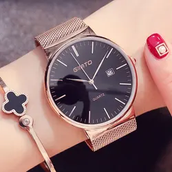 Fashion Rose Gold Lady Clock Minimalism Simple Stylish Luxury Casual Quartz Women Watches Waterproof Dress Wristwatch for Female Fashion Rose Gold Lady Clock Minimalism Simple Stylish Luxury Casual Quartz Women Watches Waterproof Dress Wristwatch for Female