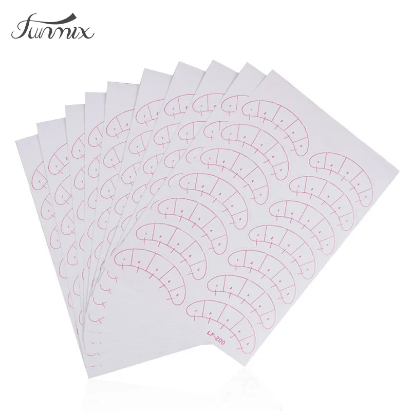

70pairs/pack Paper Patches 3D Eyelash Under Eye Pads Lash Eyelash Extension Paper Patches Eye Tips Sticker Wraps Make Up Tools