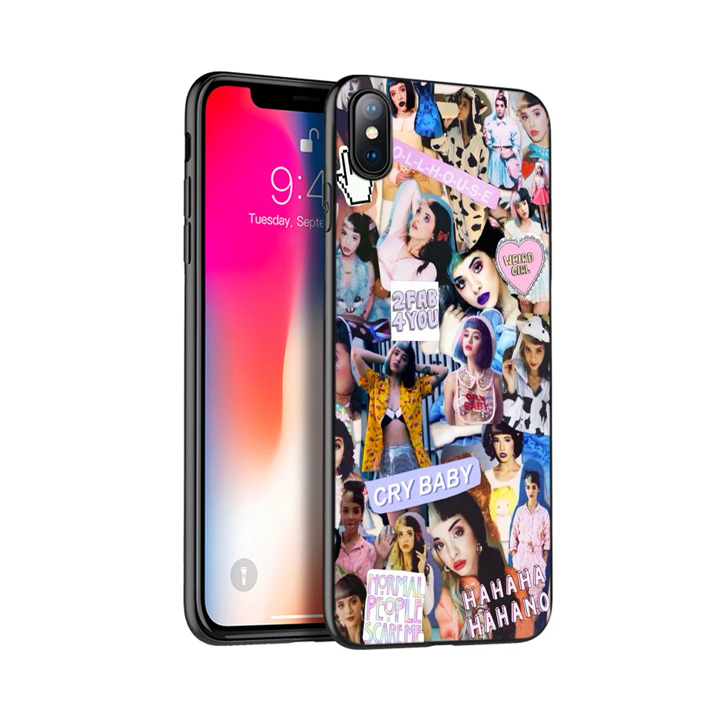 Черный чехол ТПУ для iphone 5 5s se 6 6s 7 8 plus x 10 силиконовый чехол для iphone XR XS 11 pro MAX чехол Melanie Martinez Crybaby - Цвет: 18407