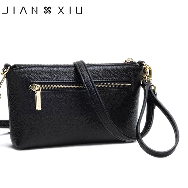 JIANXIU Female Shoulder Crossbody Litchi Texture Genuine Leather Handbag 2020 Newest Purse Women Messenger Bags Clutch Tote Bag 4