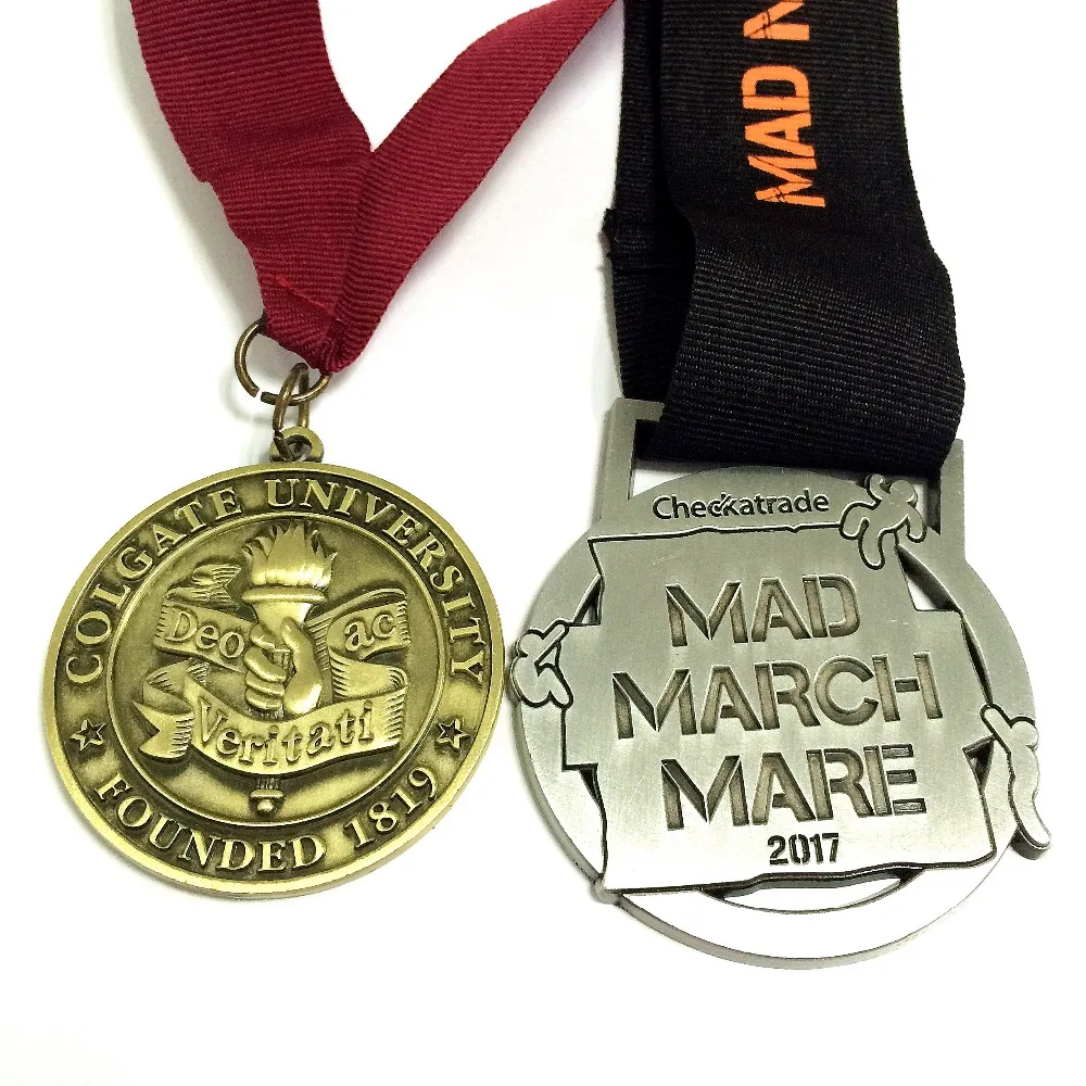 

Custom made medal Customized sports event medal with medal ribbon--50.8mm diameter