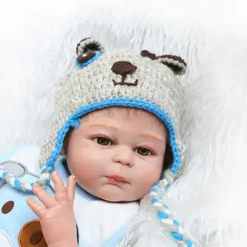 

NPK brand bebe boy reborn 50cm full body Silicone Reborn Baby Doll Toys for girls toys child gift alive bonecas reborn