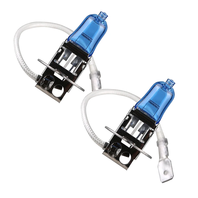2csp H3 12 V 100 W 5000 K 1600Lm Ксеноновые лампы для фар темно-синие стеклянные Замена