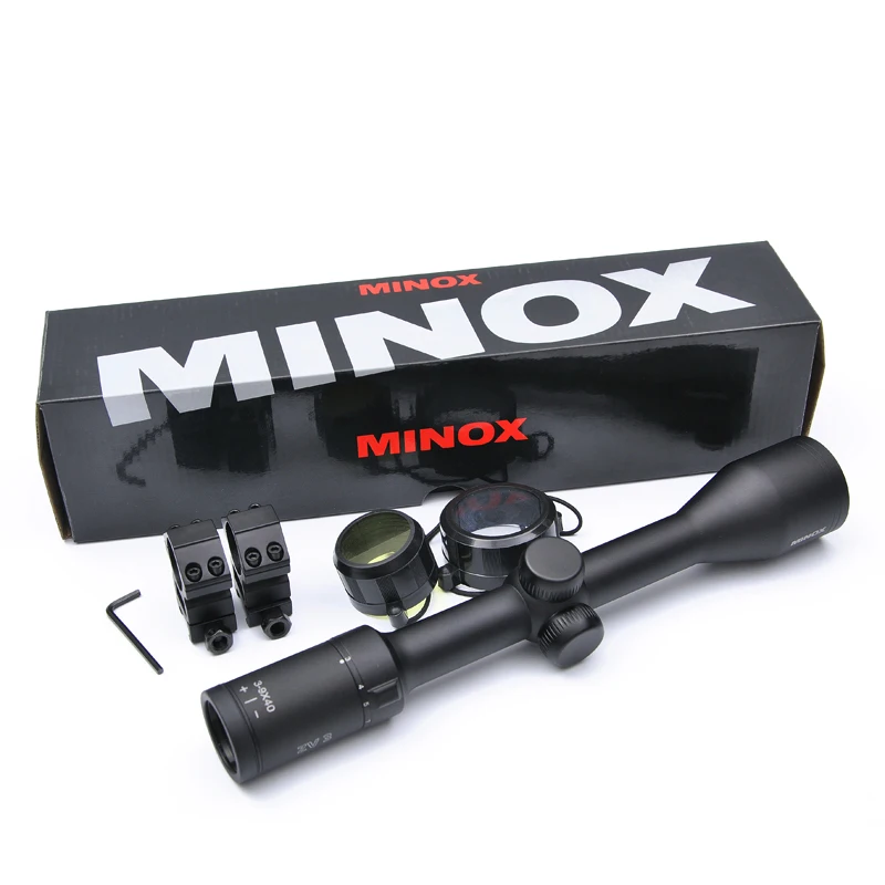 Minox ZV 3 3-9x40 BDC 400 сетка тактический Riflescope охотничьи прицелы снайперское снаряжение длинные рельеф глаз области