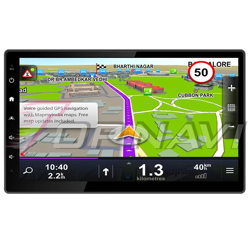  Topnavi 10.2'' Octa Core Android 8.1 Car Multimedia Player for Removable Universal Autoradio GPS Na