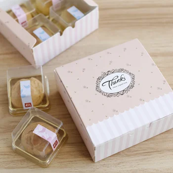 

12*12*4.5cm Cake box moon cake box food biscuit paper box DIY gift box.100piecelot Free shipping