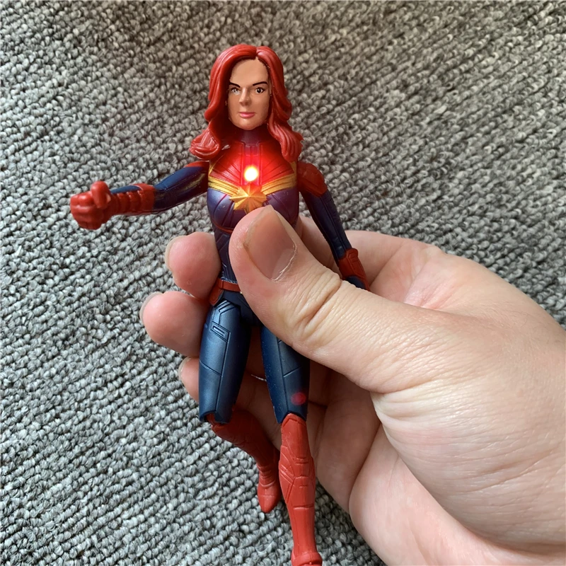 Супергерой Мстители Железный человек Халк Капитан Америка Человек-паук Капитан марвеле фигурки подарок коллекция детских игрушек