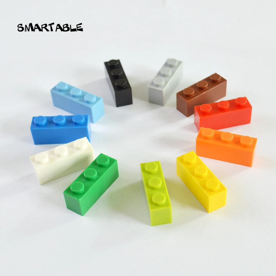 Smartable 1X3 High Bricks Particles Classic Small Building Blocks Parts DIY font b Toys b font