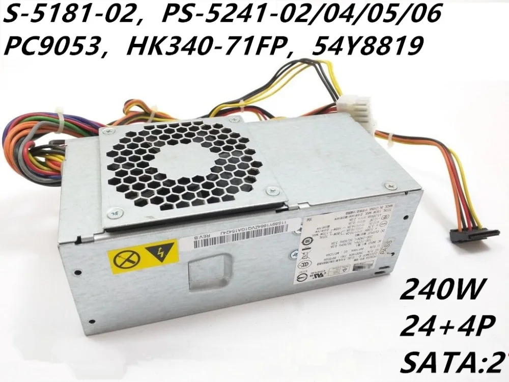 Блок питания для hp TFX M70E M75 M90P M91 A6880F Питание PS-5181-02 PS-5241-02/04/05/06 PC9053 HK340-71FP 54Y8819