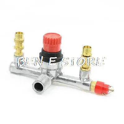 1/" PT 6/15" Female 1/" PT Мужской воздушный компрессор ручной запорный штуцер