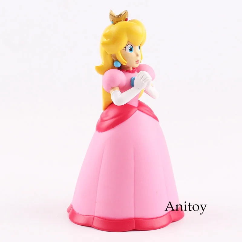 Super Mario Bros Figures Princess Peach Action Figure PVC Collectible Model Toy for Kids Gift 14.5cm