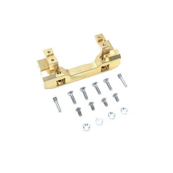 

1 Set Brass Front Bumper Mount Gold Mount Fit For Traxxas TRX-4 1/10 RC Car