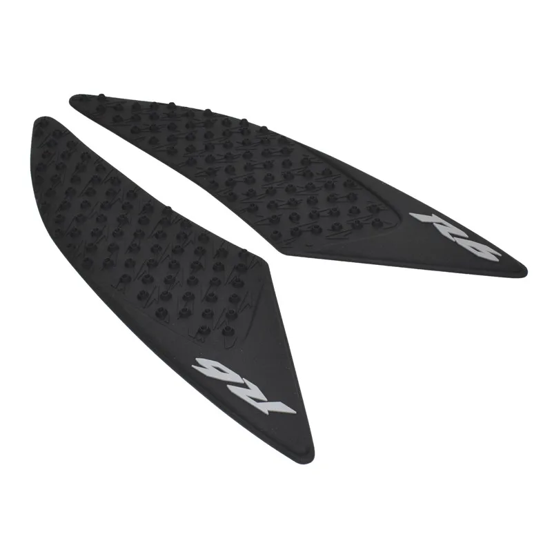 

waase Motorcycle Tank Pad Protector Sticker Decal Gas Knee Grip Tank Traction Pad Side For Yamaha YZF R6 2017 2018