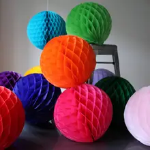 10 шт/лот 8 ''20 см китайский тканевый мяч с бумажными сотами для свадебных принадлежности для вечеринки, Детские сотовые шарики на день рождения