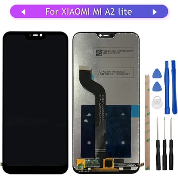 

3PCS LCD For Xiaomi Mi A2 Lite Mi A2Lite Redmi 6 Pro LCD Display Touch Screen Assembly Glass Panel Digitizer complete LCD Screen