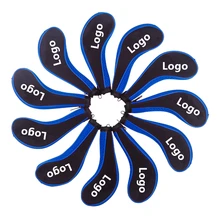 Логотип гольф утюги Club Набор чехлов для клюшек 3-9 APSL 11pcsset Гольф насадка для клюшки крышка для утюгов с молнией 5 цвета