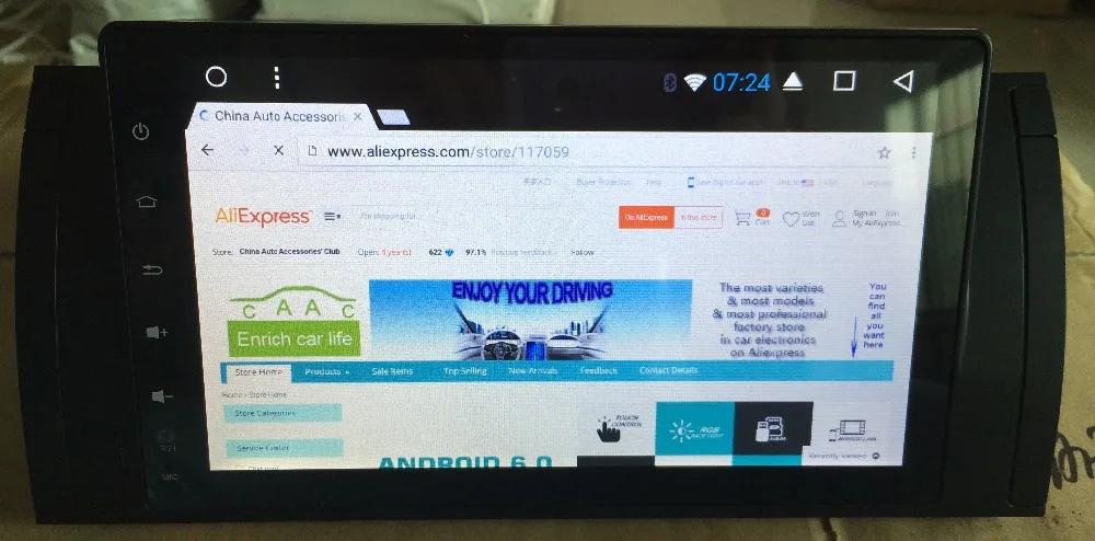 Clearance Android 8.1 Octa Core 4G RAM 64G ROM GPS Navi 9 " Inch IPS Car DVD Multimedia for BMW E53 X5 00-07/E39 96-03 with RDS/Radio 46