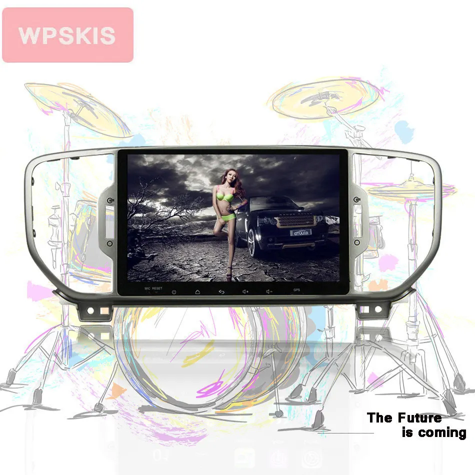 Sale Android 9.0 Octa core car dvd player for KIA sportage 2016 2017 2018 kx5 car gps navigation stereo headunit car Audio Auto Video 1