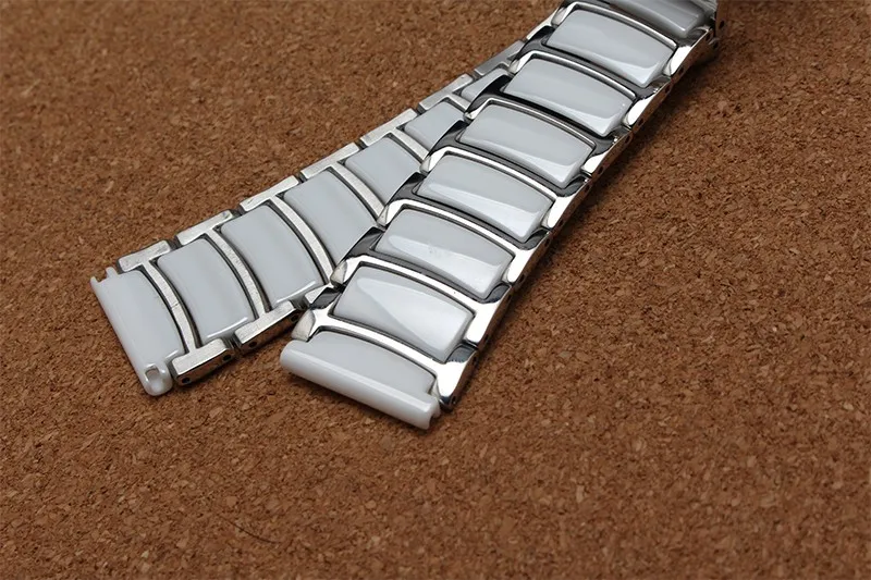 Керамический+ серебристый ремешок из нержавеющей стали 22 мм для samsung Galaxy Watch 46 мм SM-R800 ремешок сменный ремешок полированный