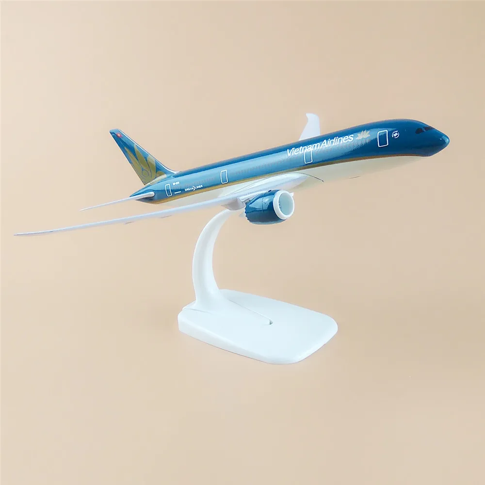 Новинка 20 см металлическая модель самолета Air Vietnam Airlines Boeing 787 B787 Airways W подставка