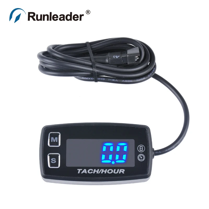 Runleader светодиодный счетчик часов Tach HM035L Тахометр для мотоцикла мотокросса