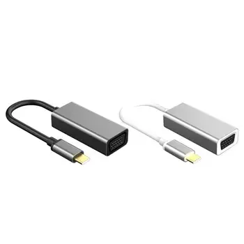 

Type C To VGA HD Cable Adapter USB Type-C Male To VGA Female Converter