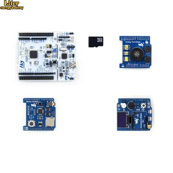 

NUCLEO-F401RE Package B=ST Original NUCLEO-F401RE,STM32F401RE MCU+Accessory Shield+Analog Test Shield+Music Shield+Micro SD Card