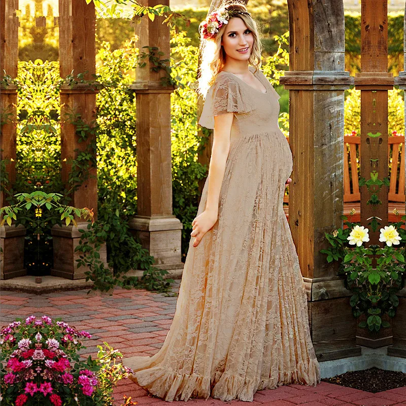 جديد الأبيض الوردي فستان حمل الحمل الصورة الدعائم اطلاق النار الحوامل النساء سيدة أنيقة Vestidos الدانتيل حزب الرسمي مساء اللباس جديد الأبيض الوردي فستان حمل الحمل الصورة الدعائم اطلاق النار الحوامل النساء سيدة أنيقة Vestidos الدانتيل حزب الرسمي مساء اللباس